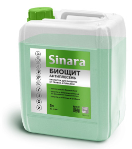 Sinara Биощит пропитка для защиты от грибка и плесени 5л SP 033 Спектр Плюс