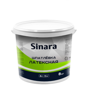 Sinara Шпатлевка латексная финишная, 8кг SP 081 Спектр Плюс