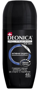 DEONICA FOR MEN Антиперспирант Активная защита 50 мл (ролик), шоубокс 46 00104 03746 7 S
