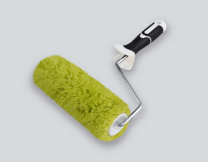 Валик с 2К ручкой 8мм, полиакрил зелен.180мм, d42мм, ворс 18мм,