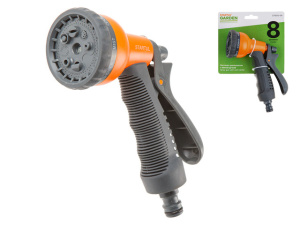 Пистолет-распылитель 8-позиц. с мягк. ручк. STARTUL GARDEN ST6010-04