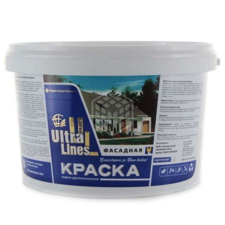 ВД-АК Краска фасадная Ultralines 13кг (Радуга) (1)