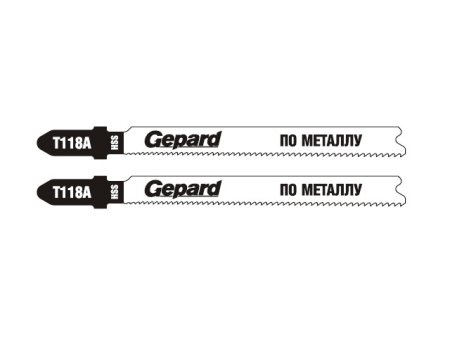 Пилка лобз. по металлу T118А (2 шт.) GEPARD GP0612-01