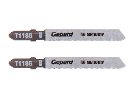 Пилка лобз. по металлу T118G (2 шт.) GEPARD GP0608-19