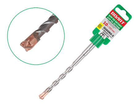 10х100х160 мм бур (сверло) SDS-plus QUADRO-X ВОЛАТ, 83010-160