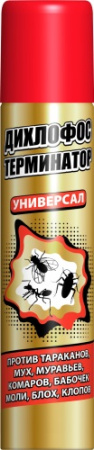 Дихлофос Терминатор от летающих и ползающих насекомых, 180 см3 46 00104 02852 6* Арнест (24 шт)