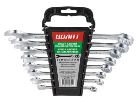 Набор ключей комбинир. 8-19мм 8шт. ВОЛАТ 15340-08