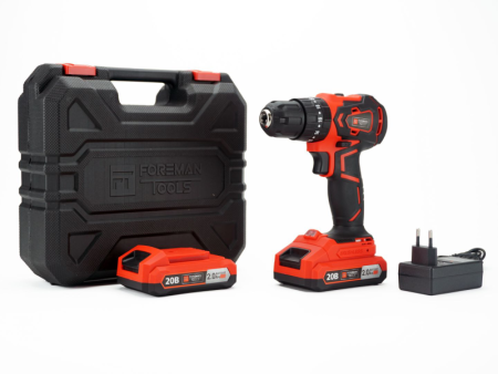 ДРЕЛЬ ШУРОПОВЕРТ УДАРНАЯ АККУМУЛЯТОРНАЯ БЕСЩЕТОЧНАЯ FOREMAN tools ДА-120BLI (FT-019)