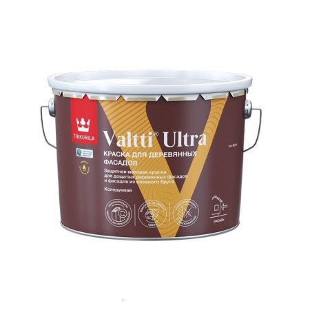 Краска для деревянных фасадов VALTTI ULTRA (C) мат 9л (1шт) 700014133