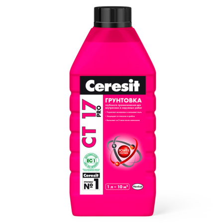 СТ 17/1 PRO Грунтовка глубокого проникновения 1л (120) 2636730 (792198, 2636691)