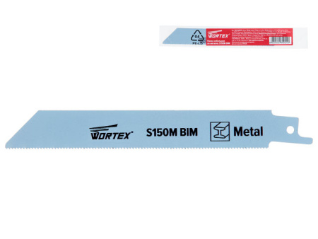 Пилка сабельная по металлу S150M (1 шт.) WORTEX, SSB1518B0018