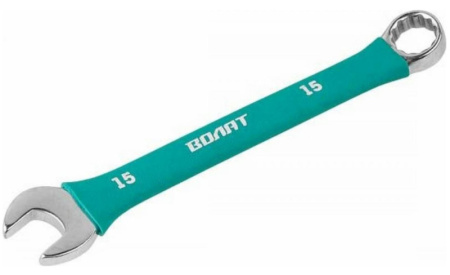 Ключ комбинированный 15мм в прорезиненной оплетке ВОЛАТ (16060-15)
