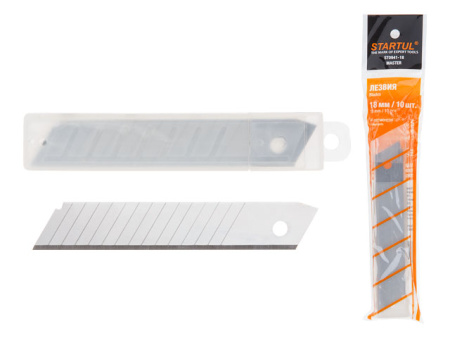 Лезвия сменные многосегментные 18мм 10шт STARTUL MASTER ST0941-18